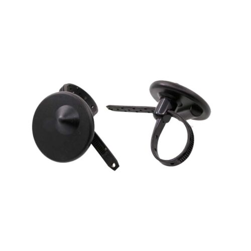 Etiqueta lazo color negro